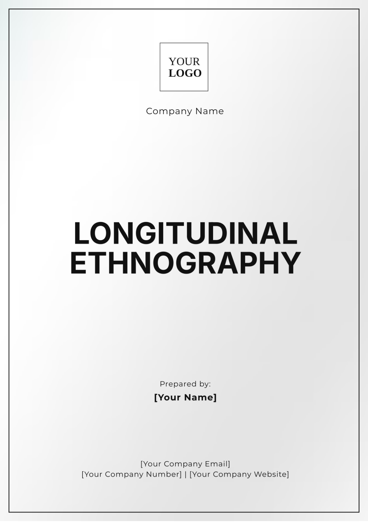 Longitudinal Ethnography Template - Edit Online & Download