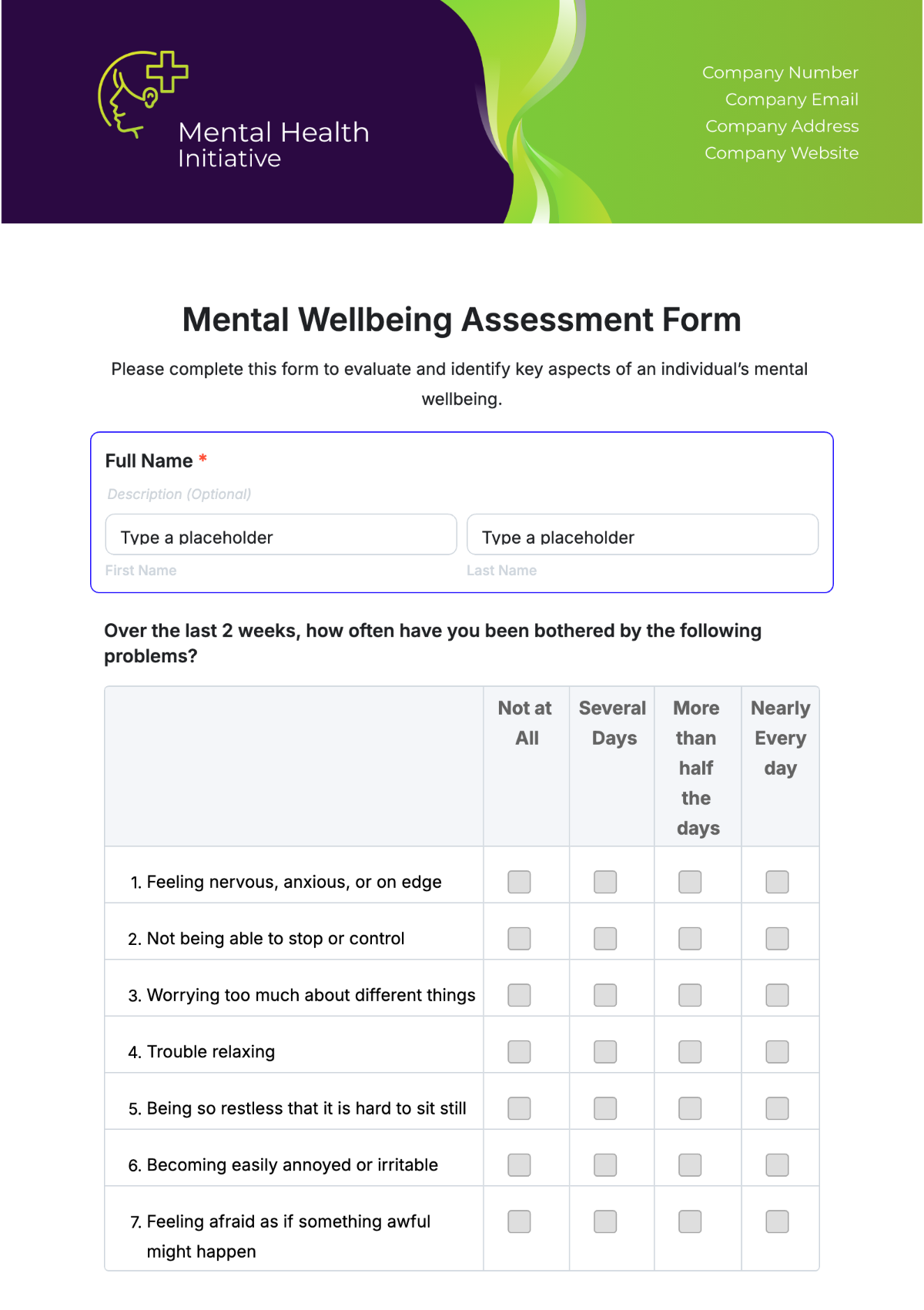 Free Hazard Identification and Risk Assessment (HIRA) Form Template ...