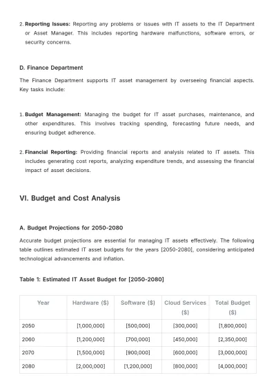Free IT Asset Management Template to Edit Online