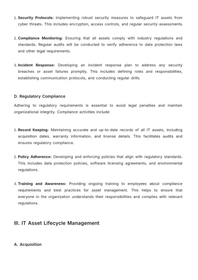 Free IT Asset Management Template to Edit Online