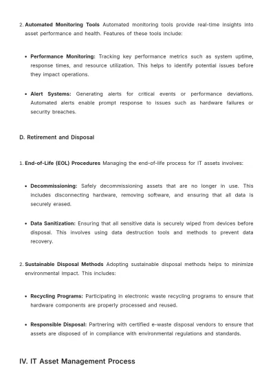 Free IT Asset Management Template to Edit Online