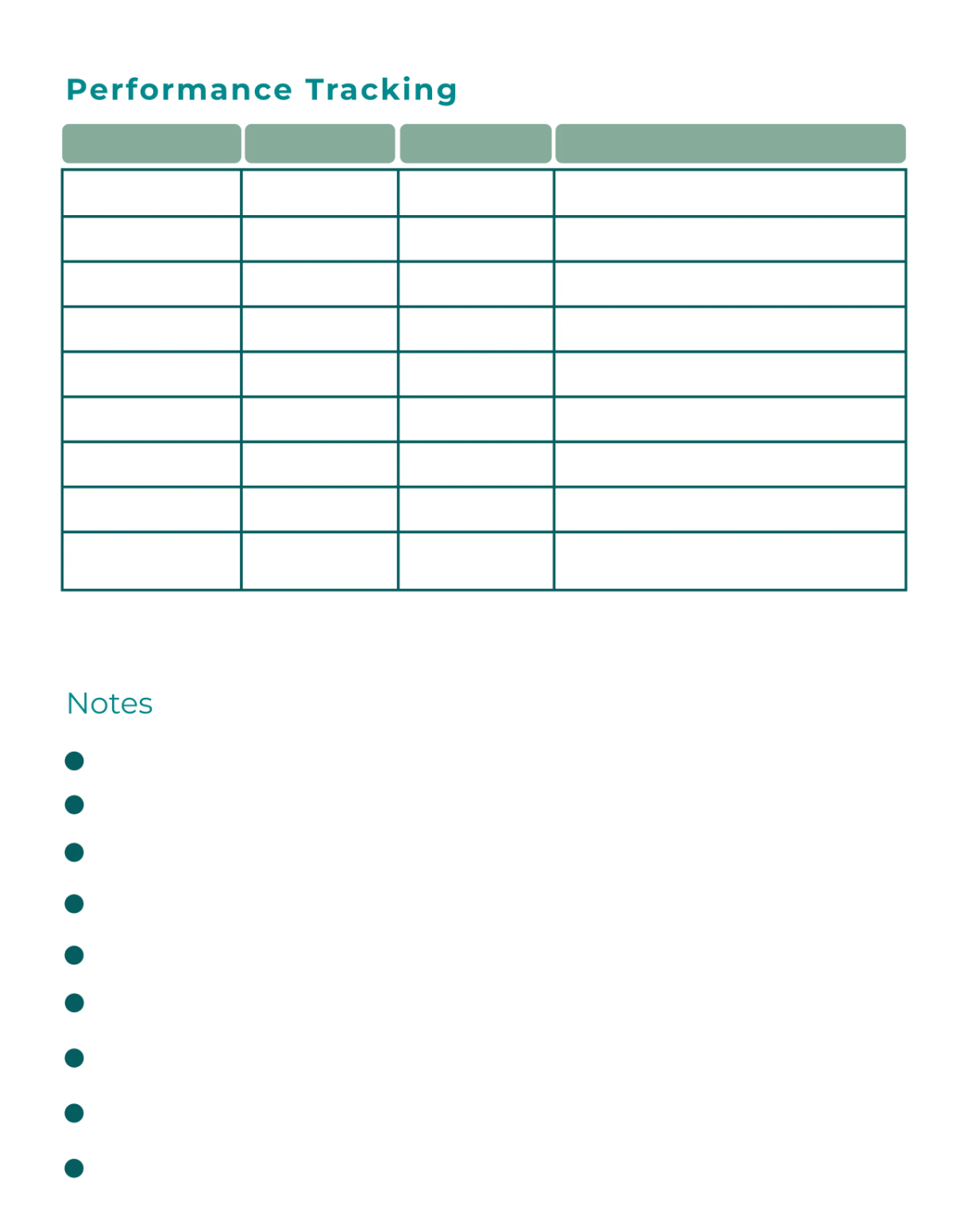 Free Digital Marketing Content Planner Template to Edit Online