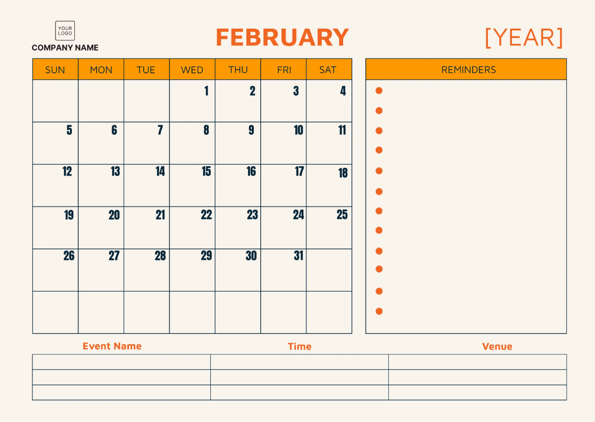 Free Nursing Home Staff Activity Calendar Template to Edit Online