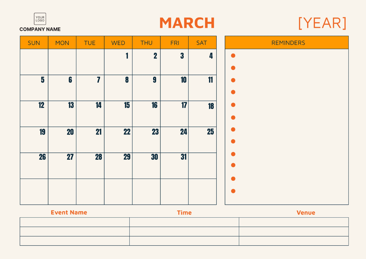 Free Nursing Home Staff Activity Calendar Template to Edit Online