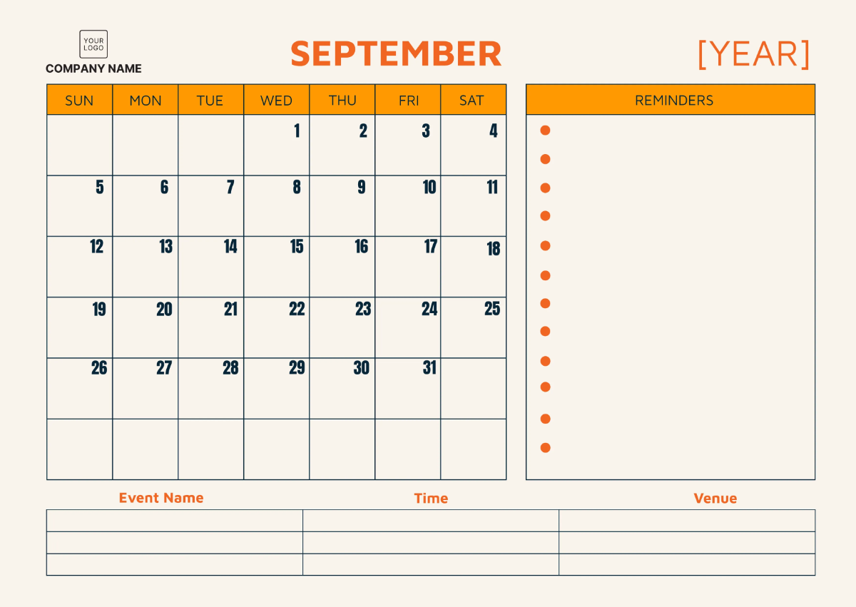 Free Nursing Home Staff Activity Calendar Template to Edit Online
