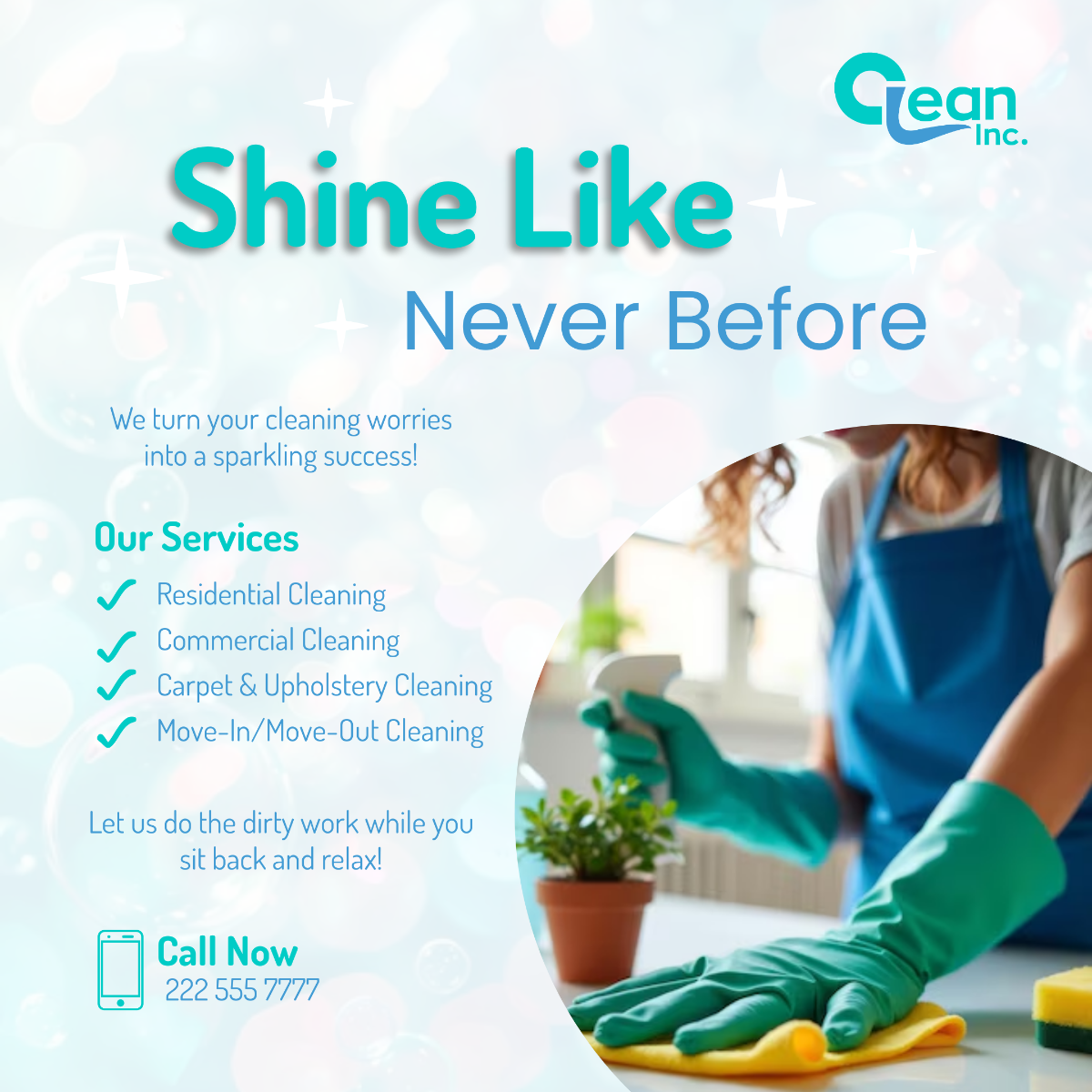 Cleaning Services Social Media Post