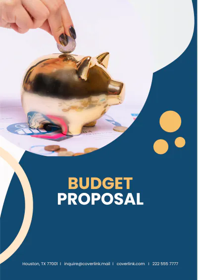 Free Sample Budget Proposal Template to Edit Online