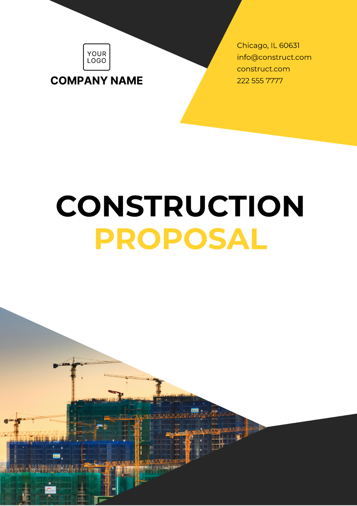 Construction Proposal Template