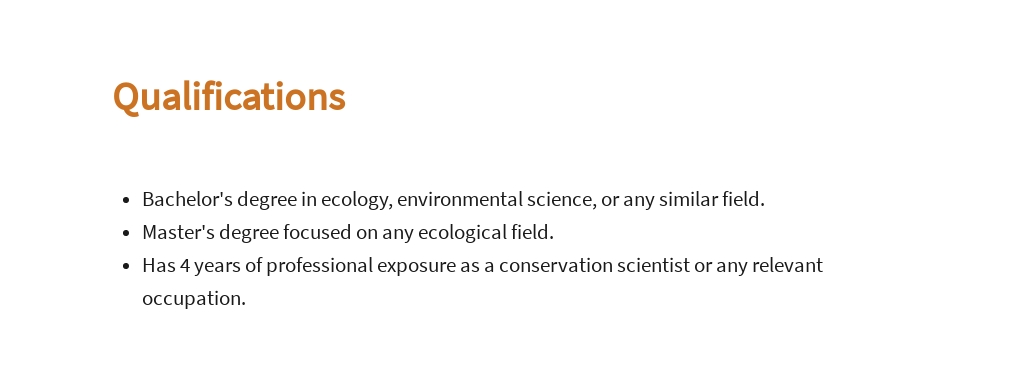 Free Conservation Scientist Job Ad/Description Template 5.jpe