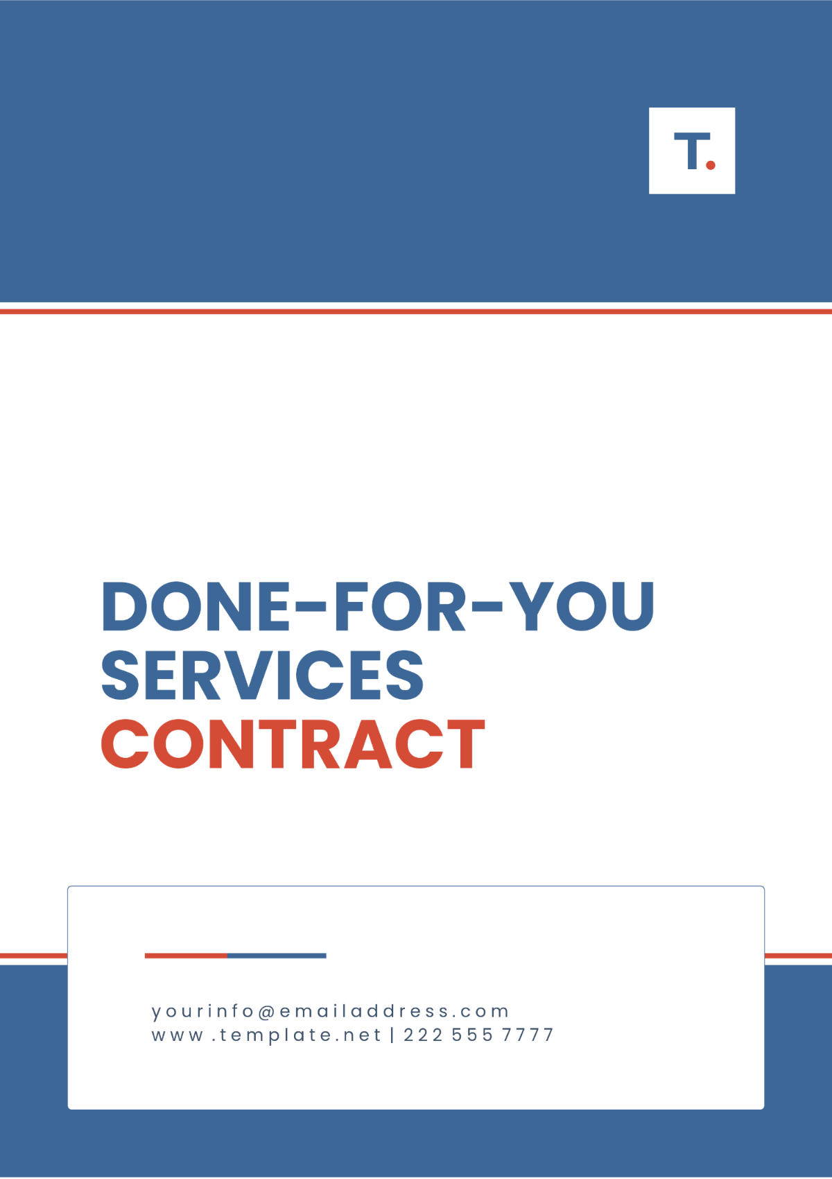 Done-for-You Services Contract Template