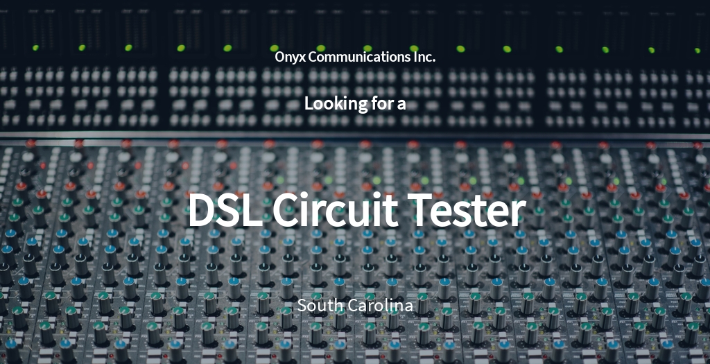 Free DSL Circuit Tester Job Ad/Description Template.jpe