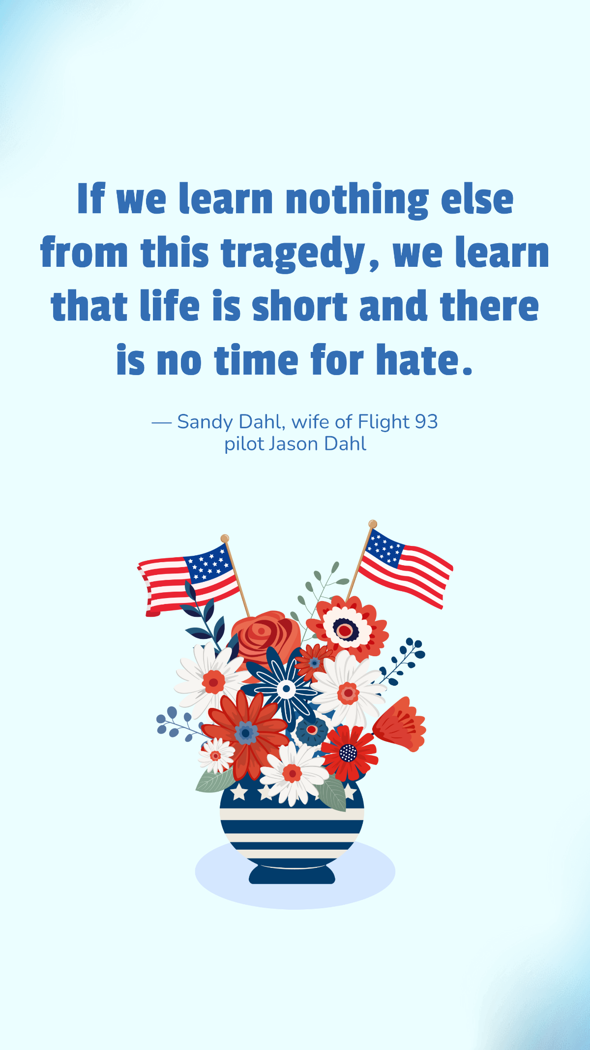 Patriots Day Remembrance Quote Template - Edit Online & Download