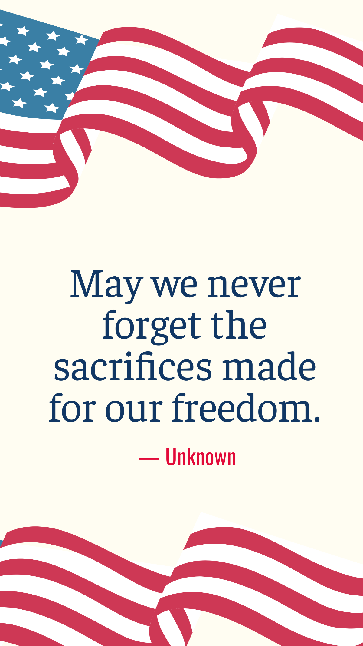 Happy Patriots Day Quote Template - Edit Online & Download