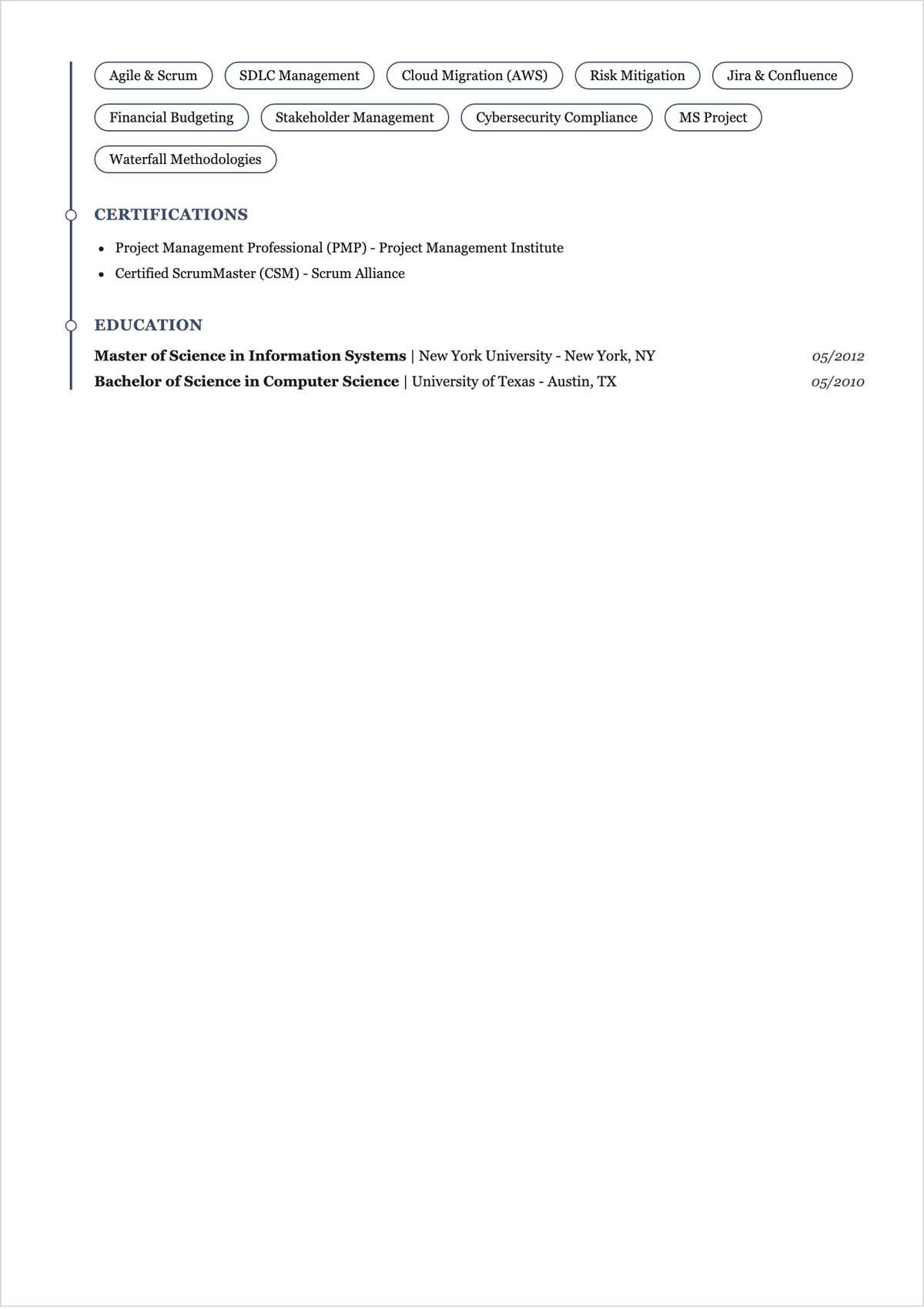 Free Full-Length ATS Resume Template, AI Resume Builder