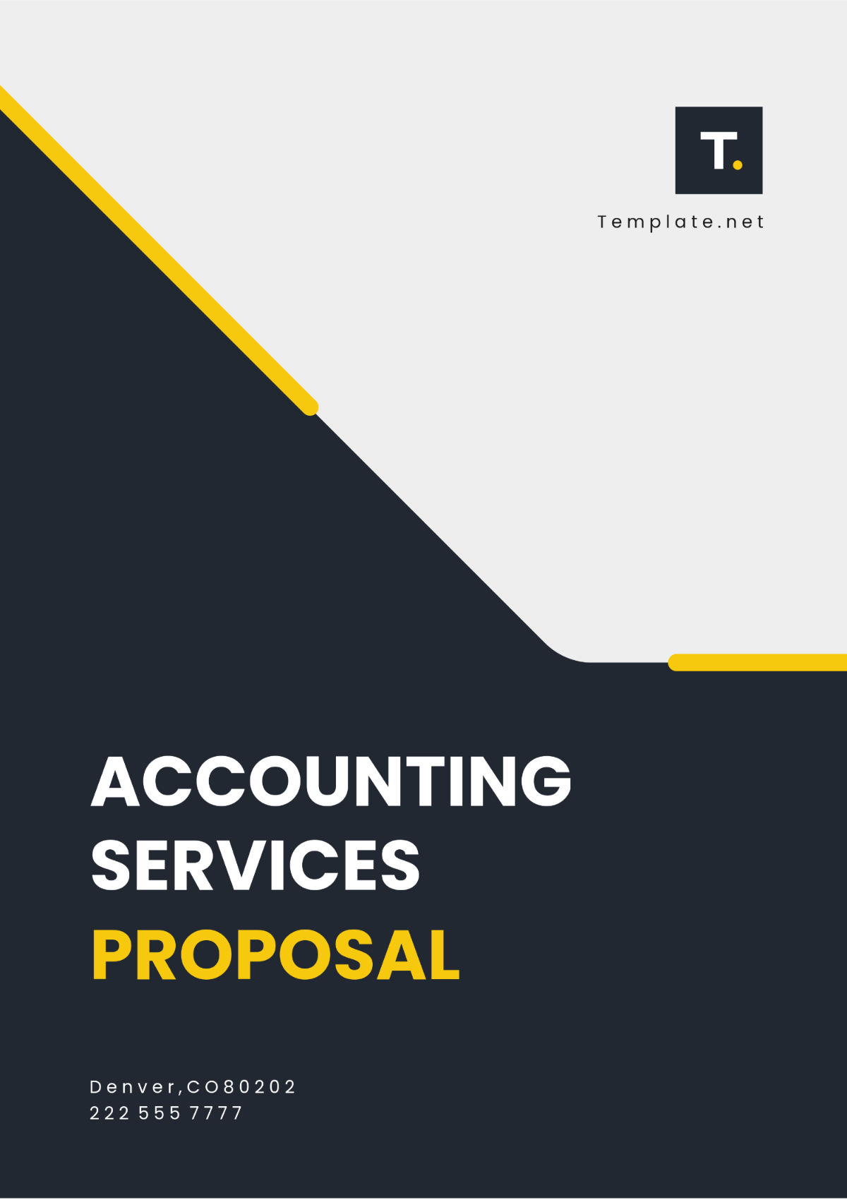 Accounting Services Proposal Template - Edit Online & Download