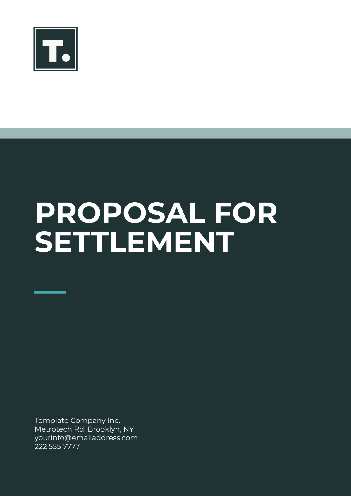 Proposal for Settlement Template - Edit Online & Download