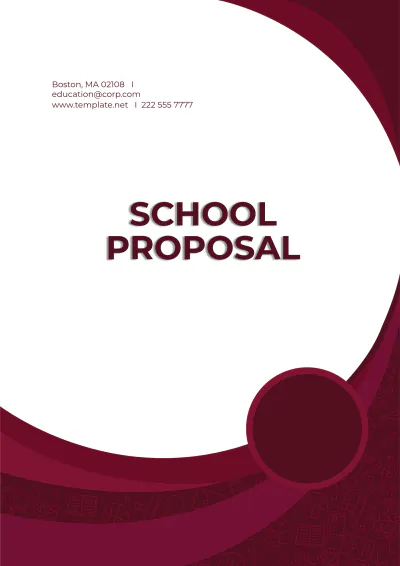 Free School Proposal Template to Edit Online