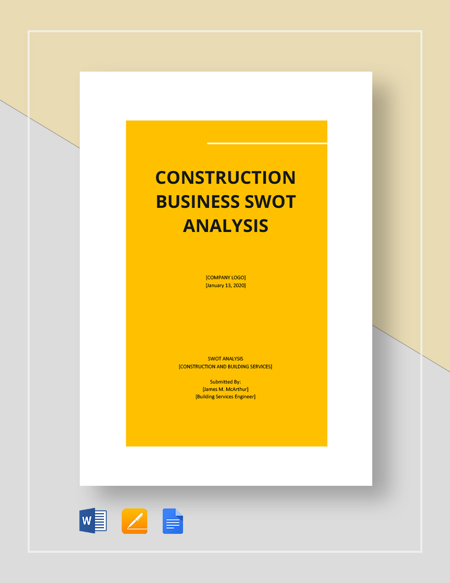 Construction Business SWOT Analysis