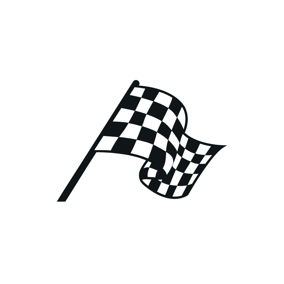 Racing Wave Flag Clipart - Edit Online | Template.net