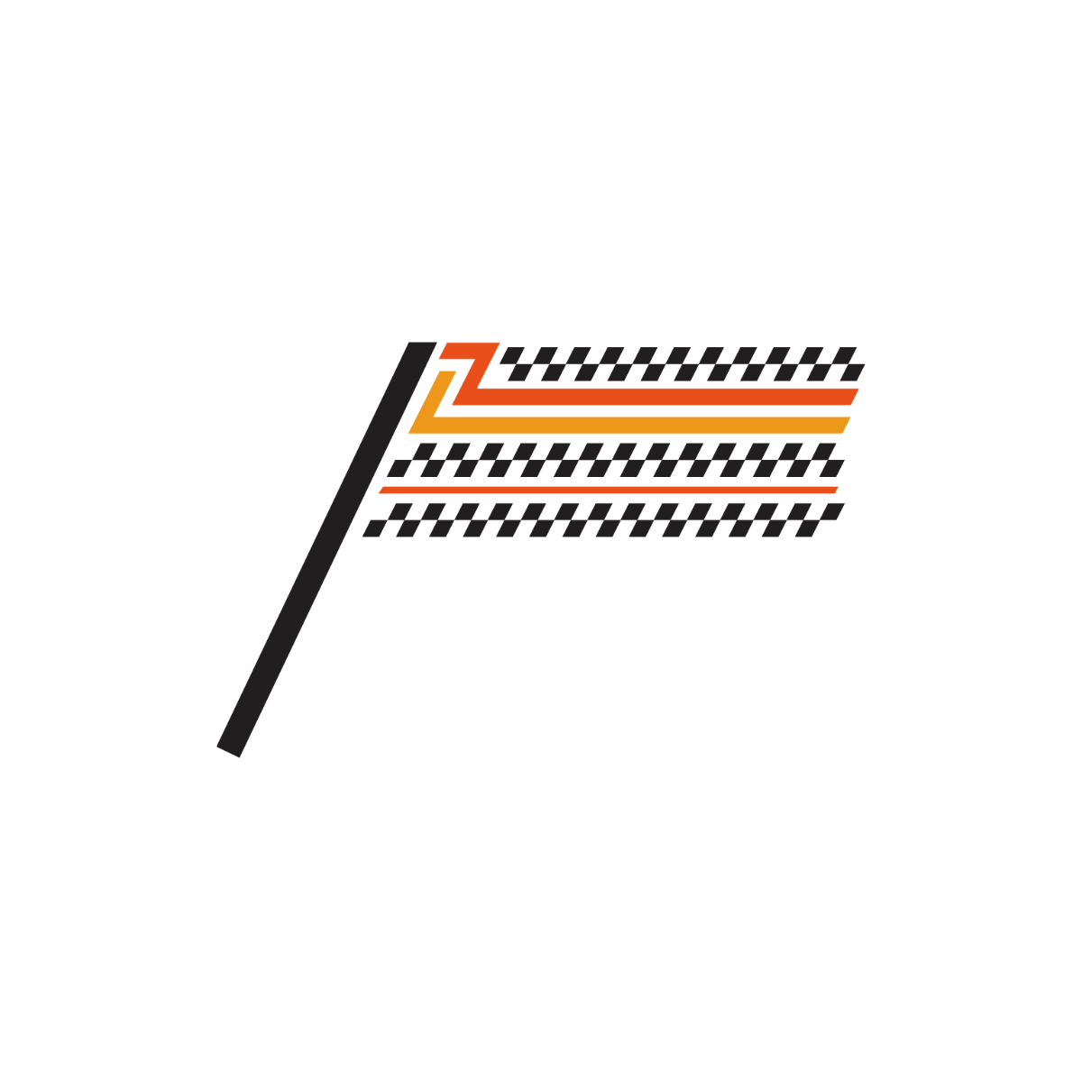 Abstract Racing Flag Clipart