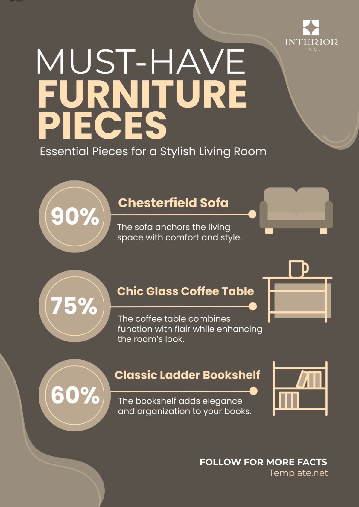 Interior Design Infographics Template