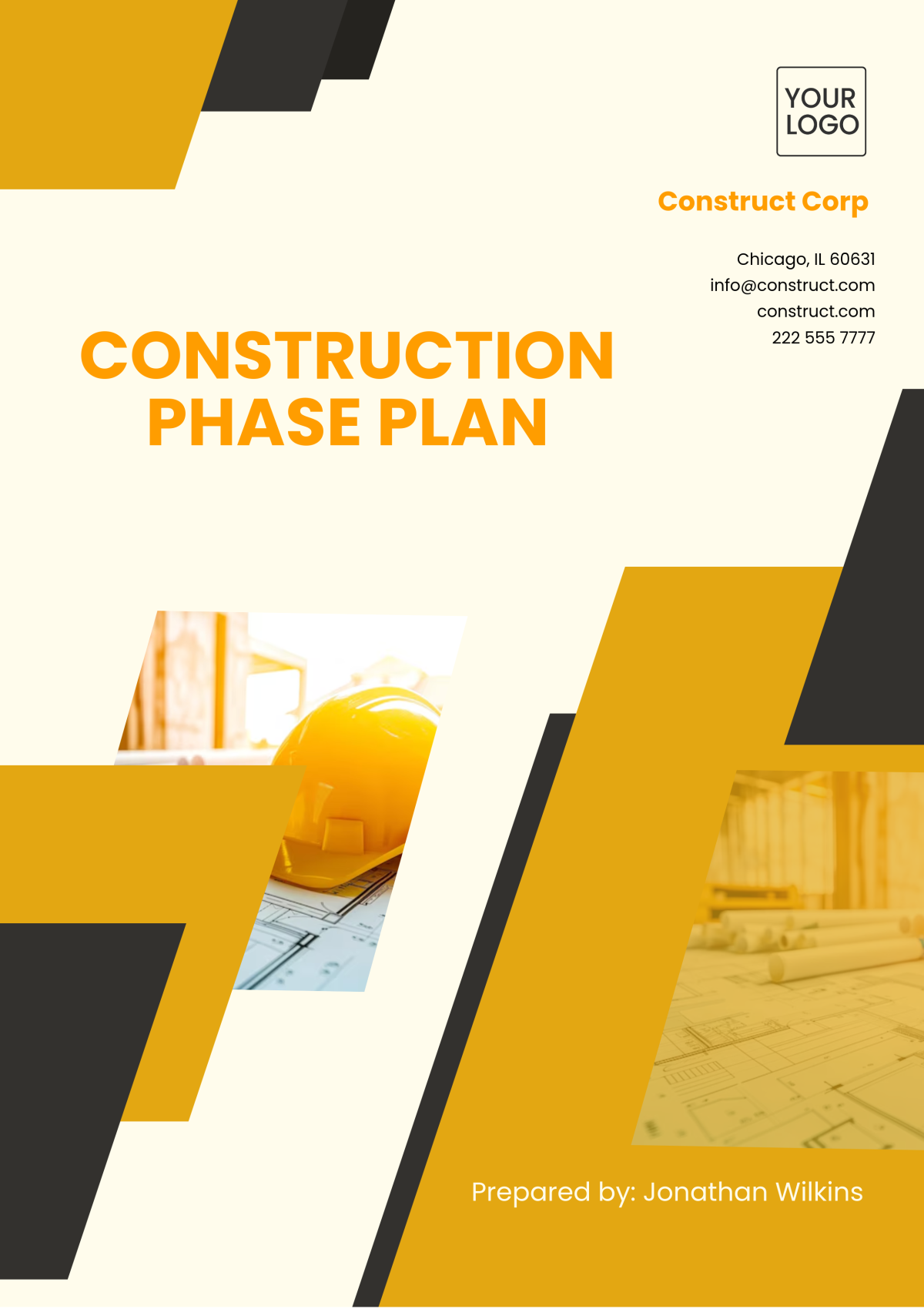 Free Construction Phase Plan Template - Edit Online & Download ...