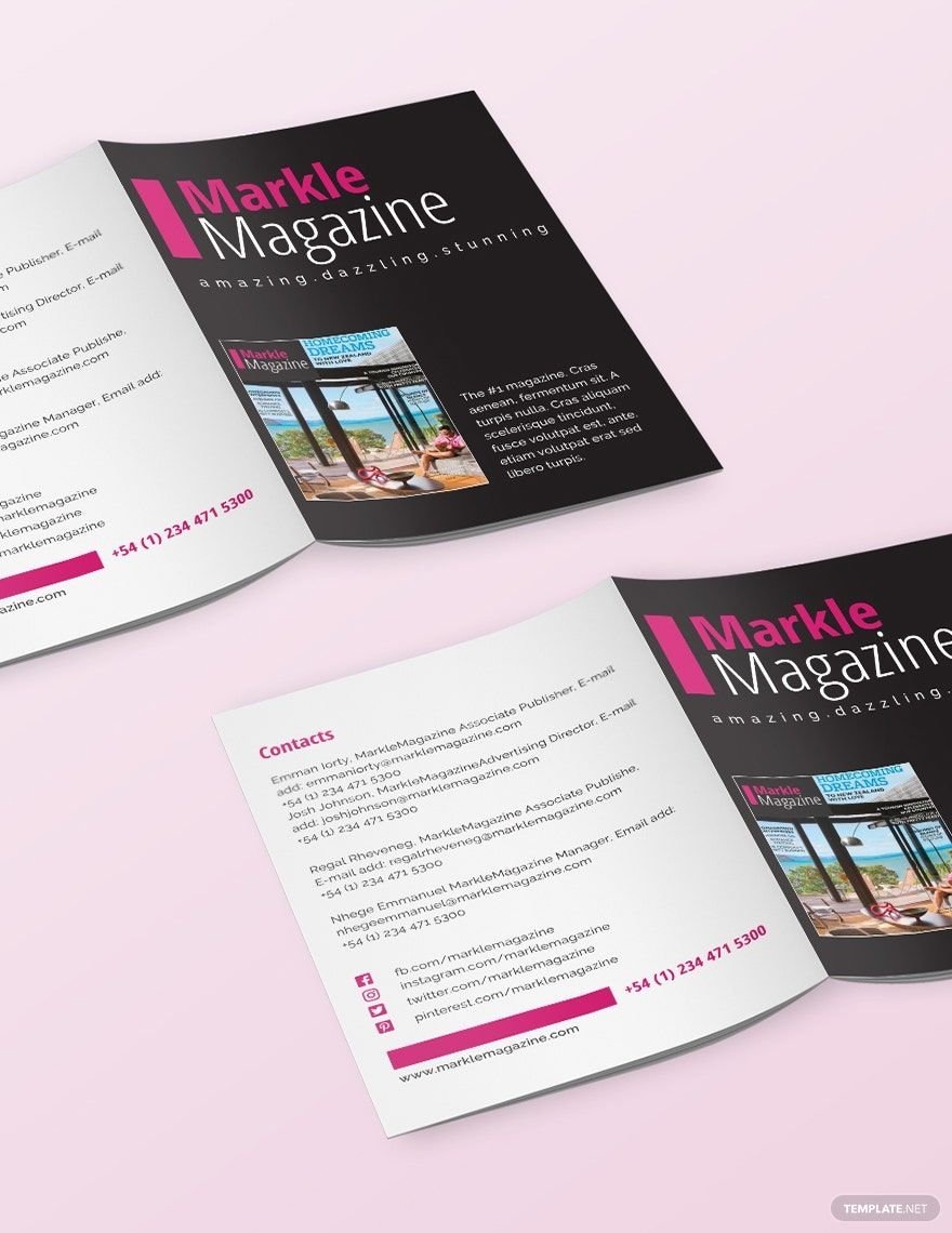 Simple Magazine Media Kit Template