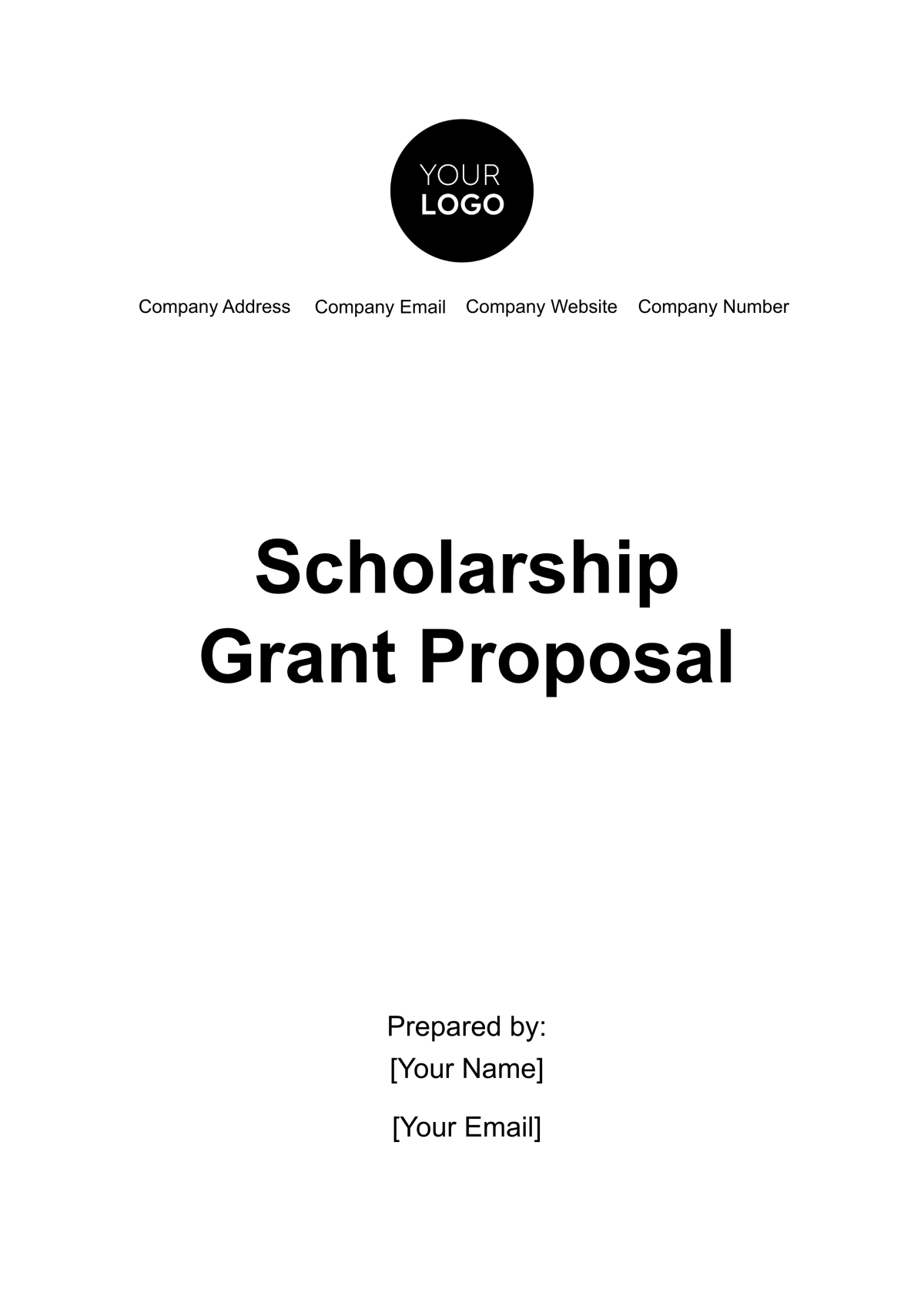 Scholarship Grant Proposal Template - Edit Online & Download