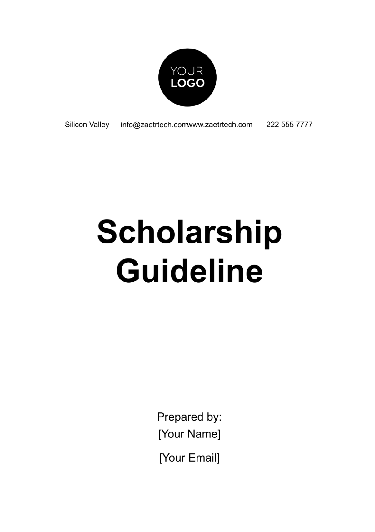 Scholarship Guideline Template - Edit Online & Download