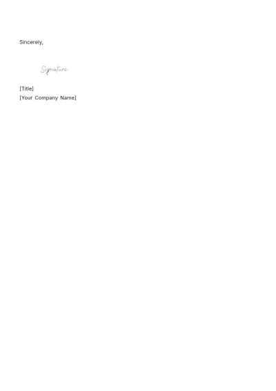 Free Employee Testimonial Letter Template to Edit Online