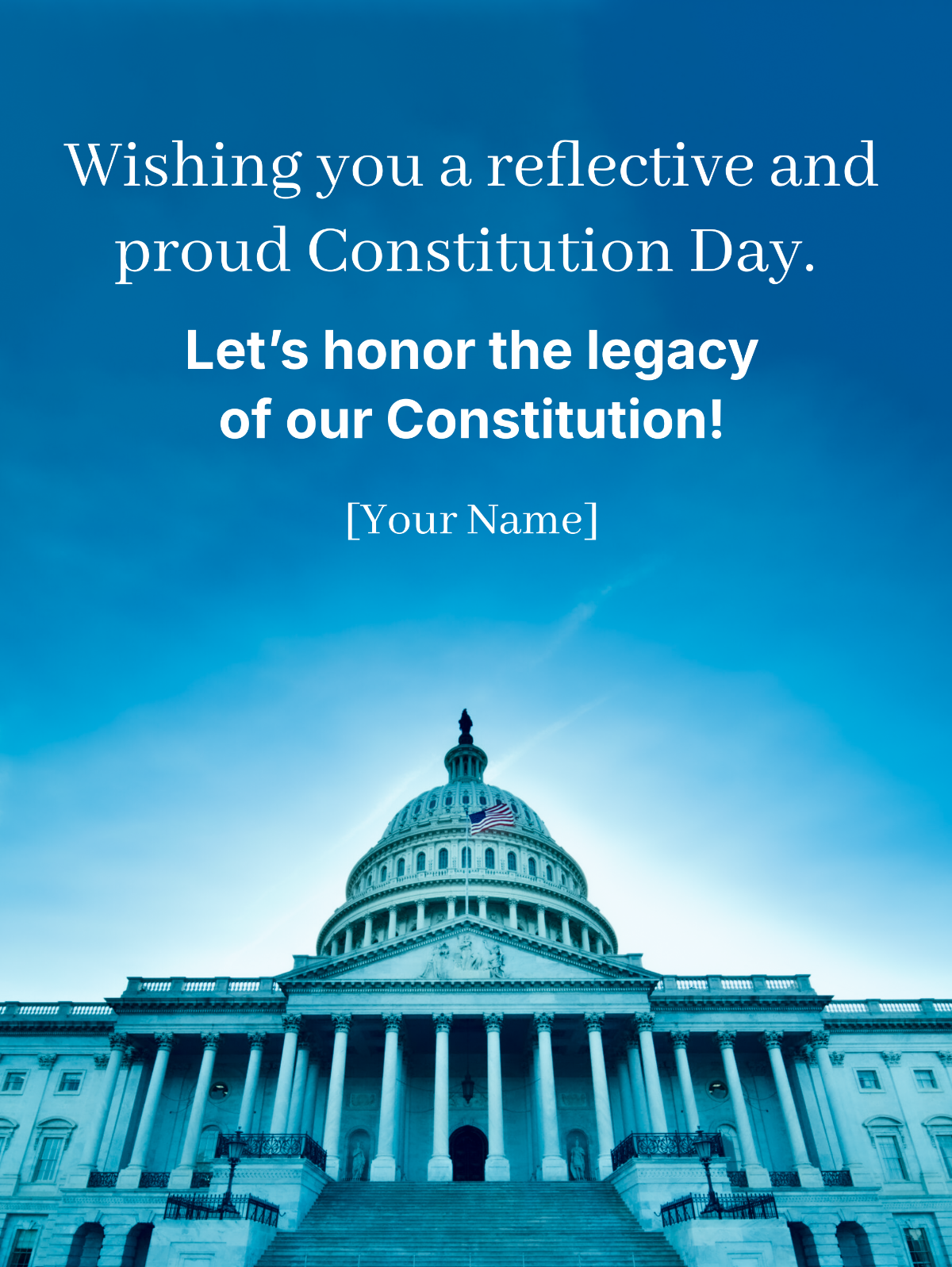 Happy Constitution Day Template - Edit Online & Download