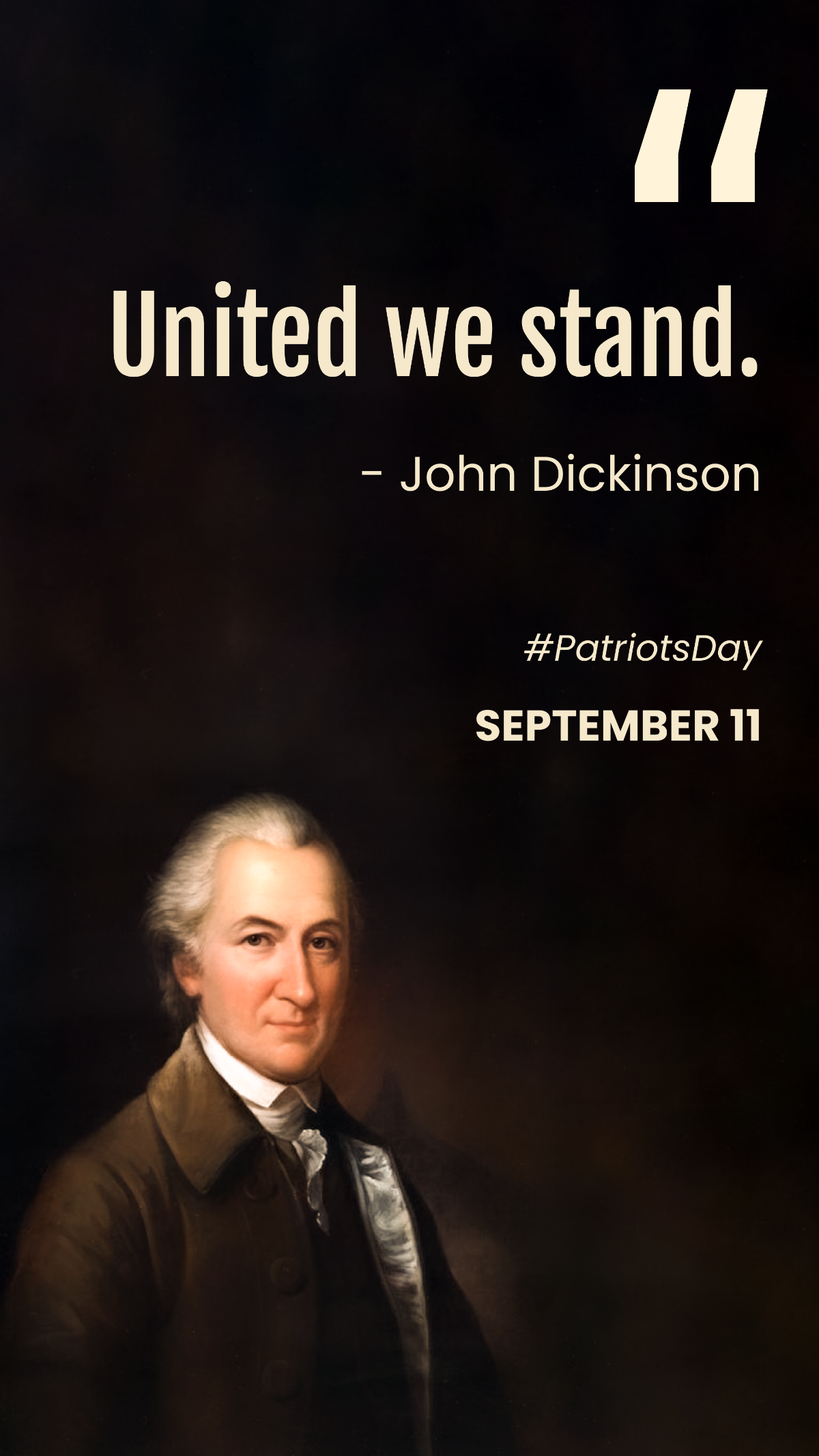 Patriots Day Short Quote Template - Edit Online & Download