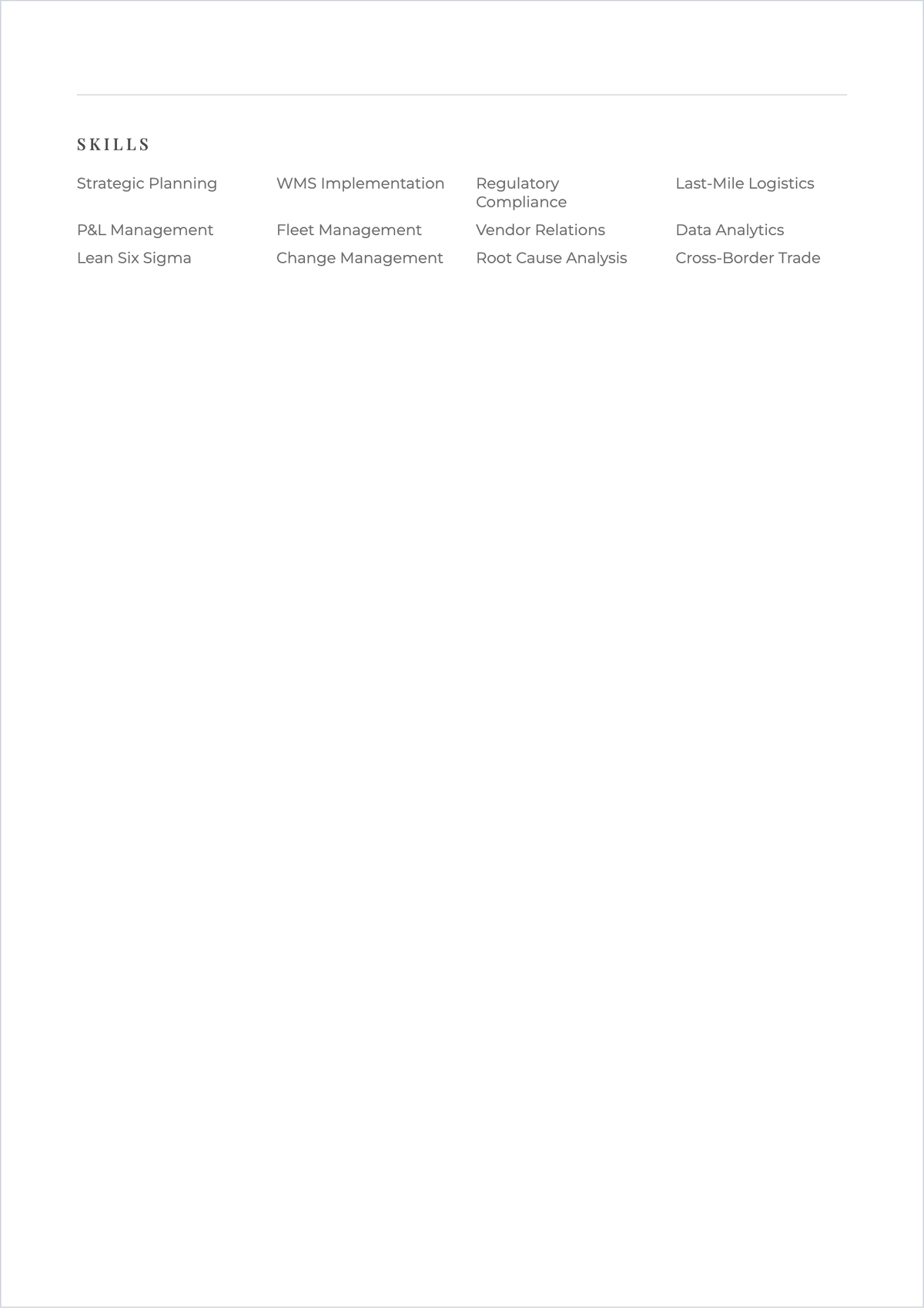 Free Sample Effective ATS Resume Template, AI Resume Builder