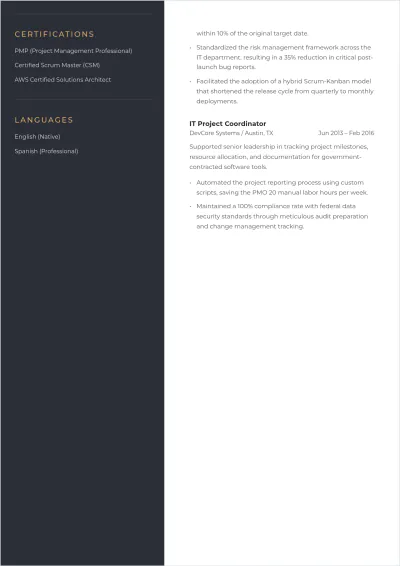 Free Impressive ATS Resume for Job Seekers Template, AI Resume Builder