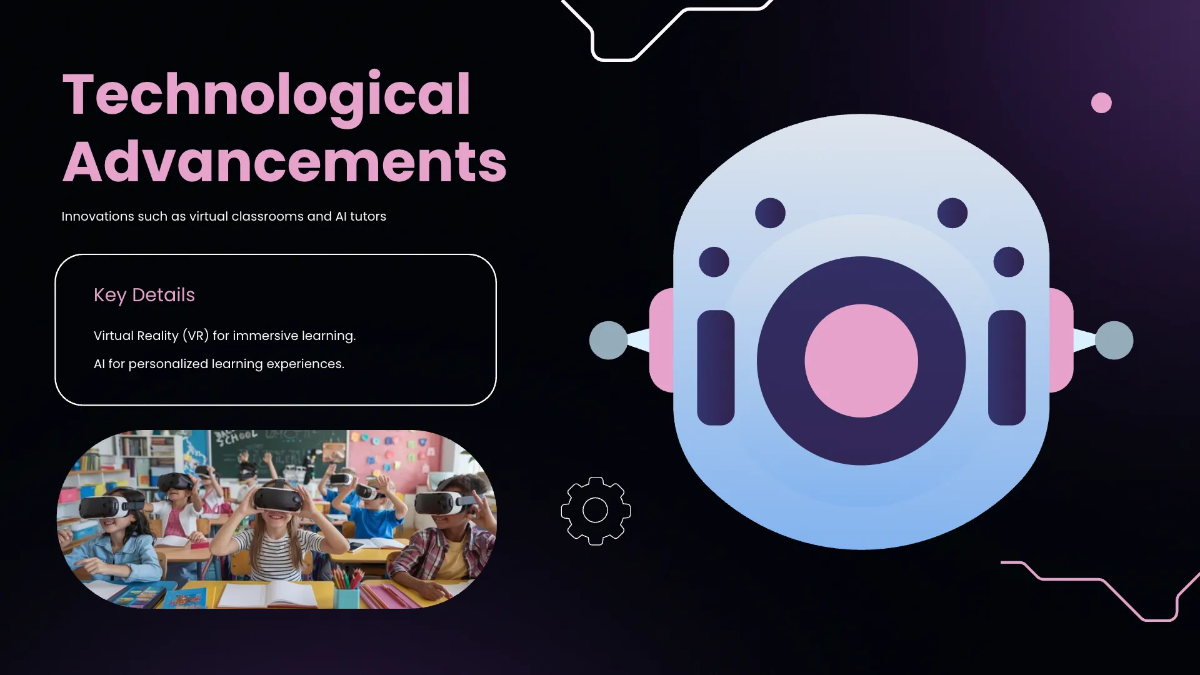 Free Pink School Presentation Template to Edit Online