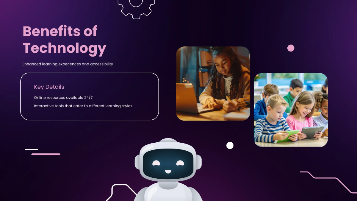 Free Pink School Presentation Template to Edit Online