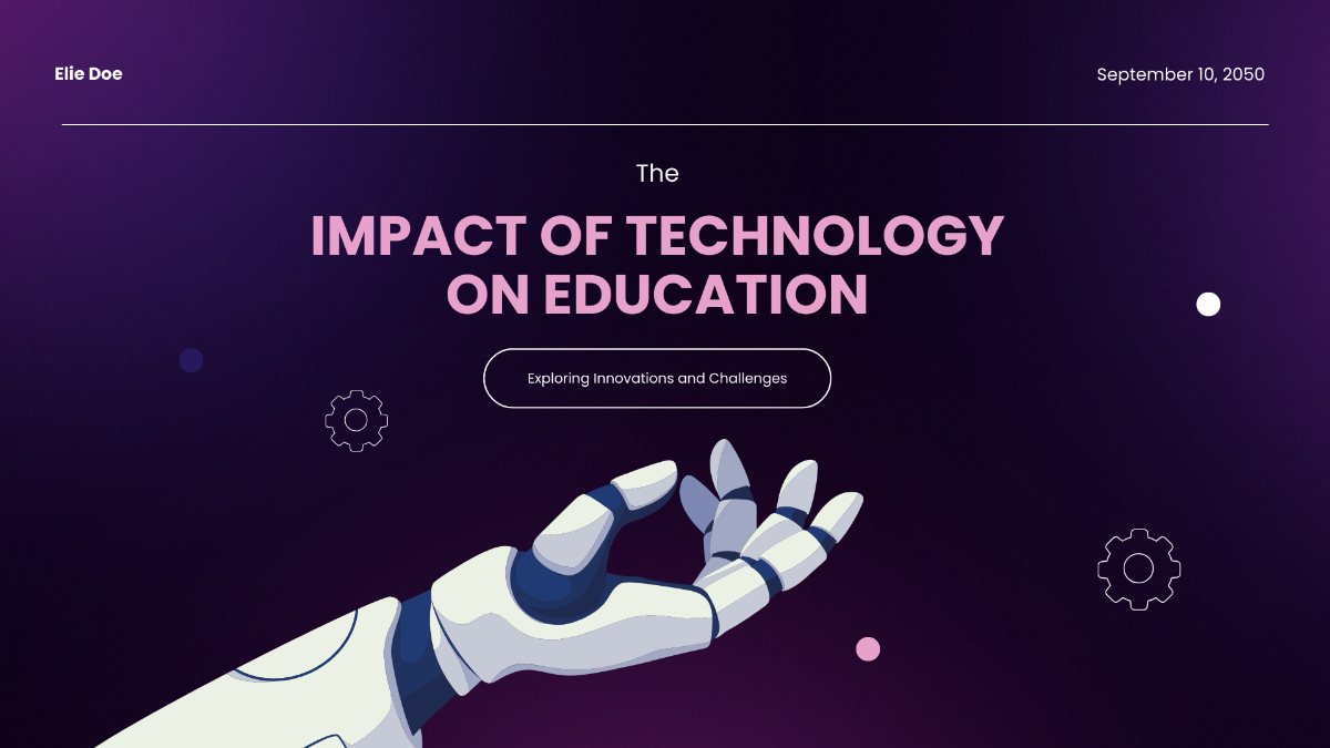 Pink School Presentation Template - Edit Online & Download