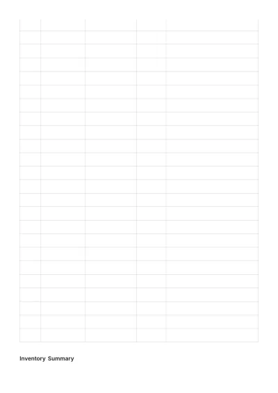 Free Printable Stock Inventory Template to Edit Online