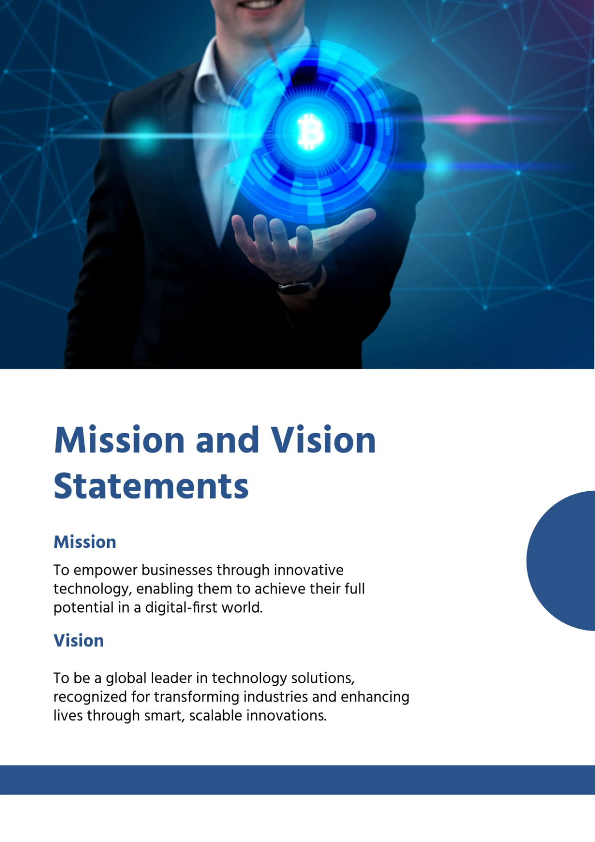 Free Business Profile Template to Edit Online