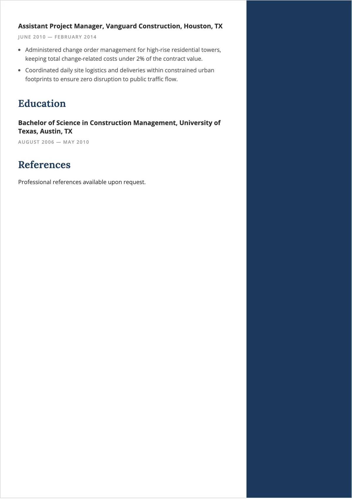 Free Good ATS Resume Summary Statement Template, AI Resume Builder