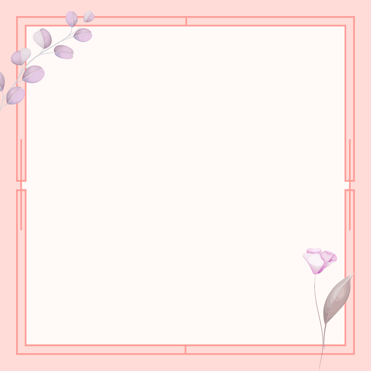 Pink Frame Template - Edit Online & Download