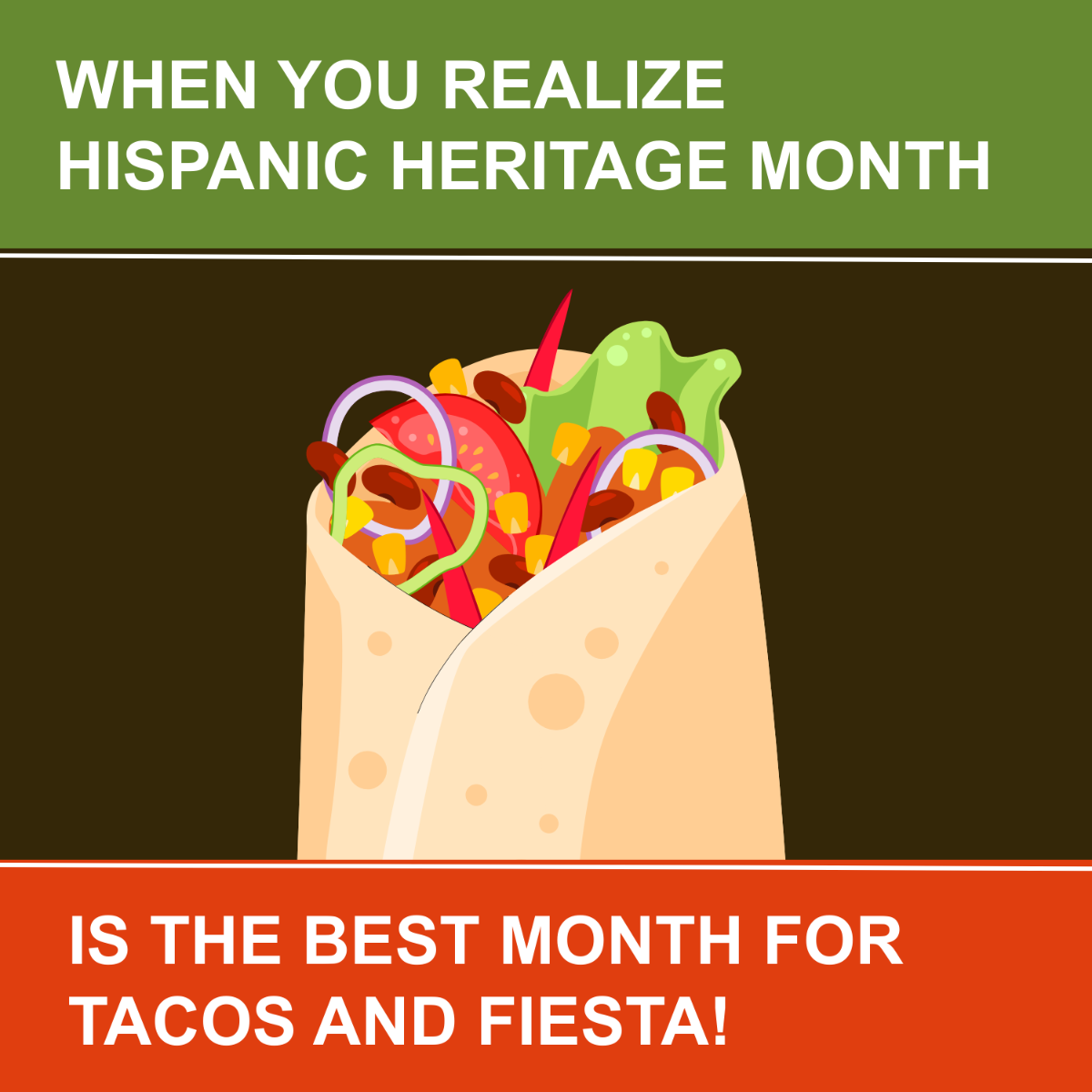 Hispanic Heritage Month Meme Template - Edit Online & Download