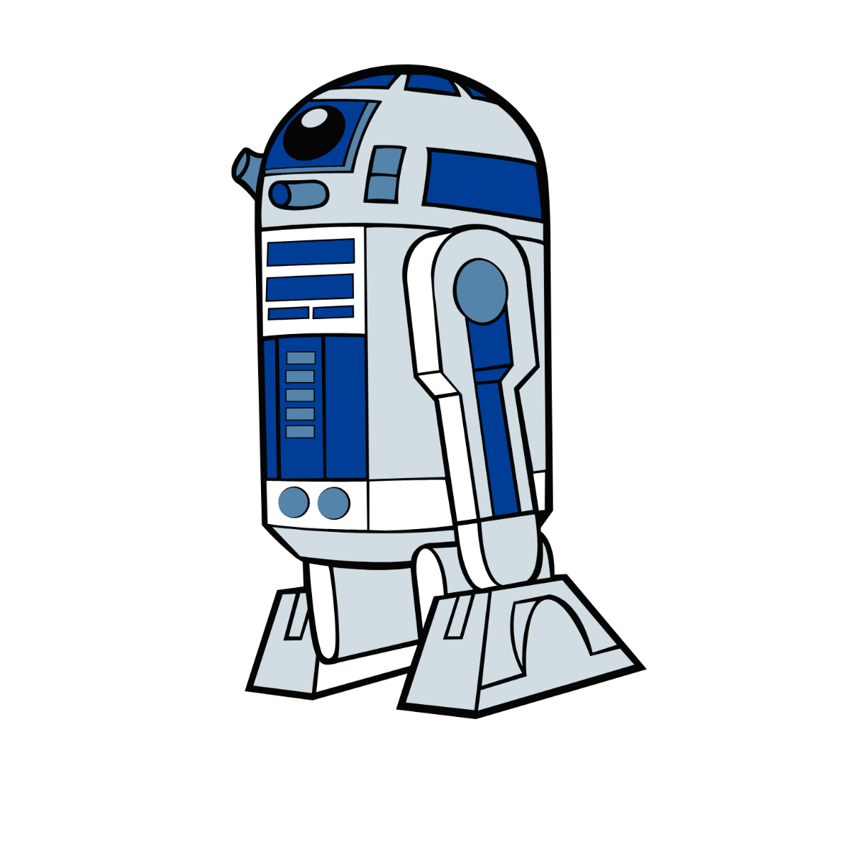 R2D2 Clipart - Edit Online | Template.net