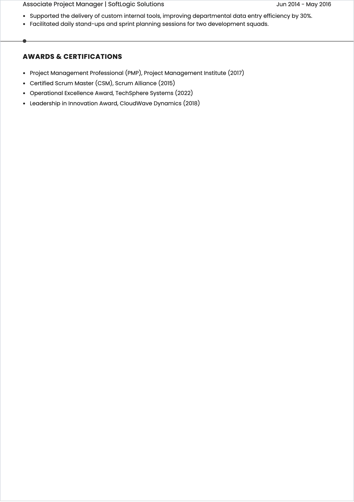 Free What makes a Good ATS Resume Template, AI Resume Builder