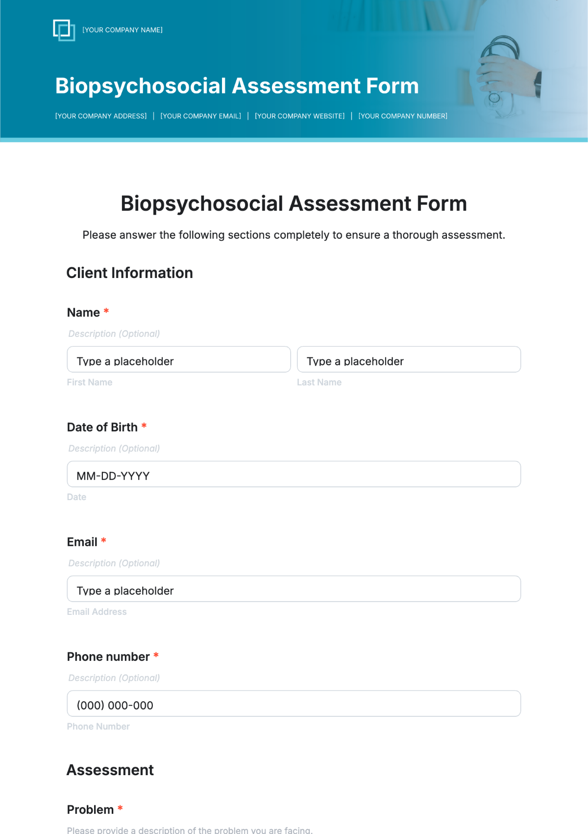 Free Hazard Identification and Risk Assessment (HIRA) Form Template ...