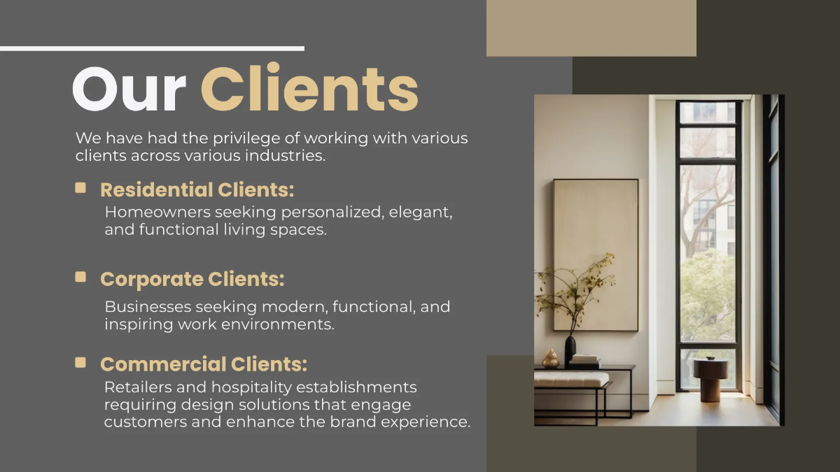 Free Interior Design Client Presentation Template to Edit Online