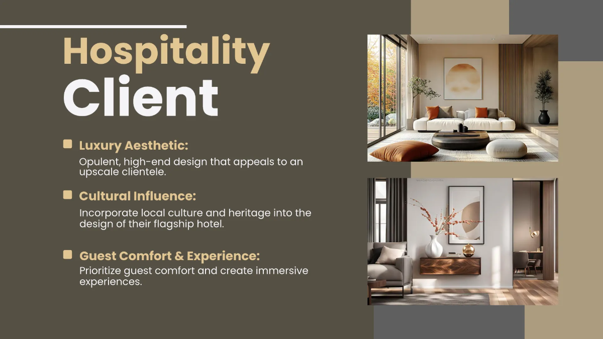 Free Interior Design Client Presentation Template to Edit Online