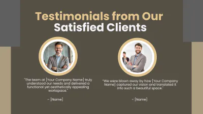 Free Interior Design Client Presentation Template to Edit Online