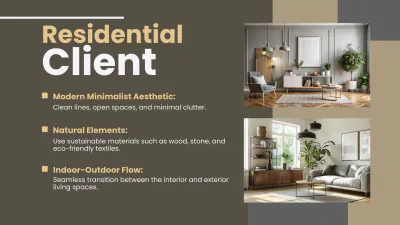 Free Interior Design Client Presentation Template to Edit Online