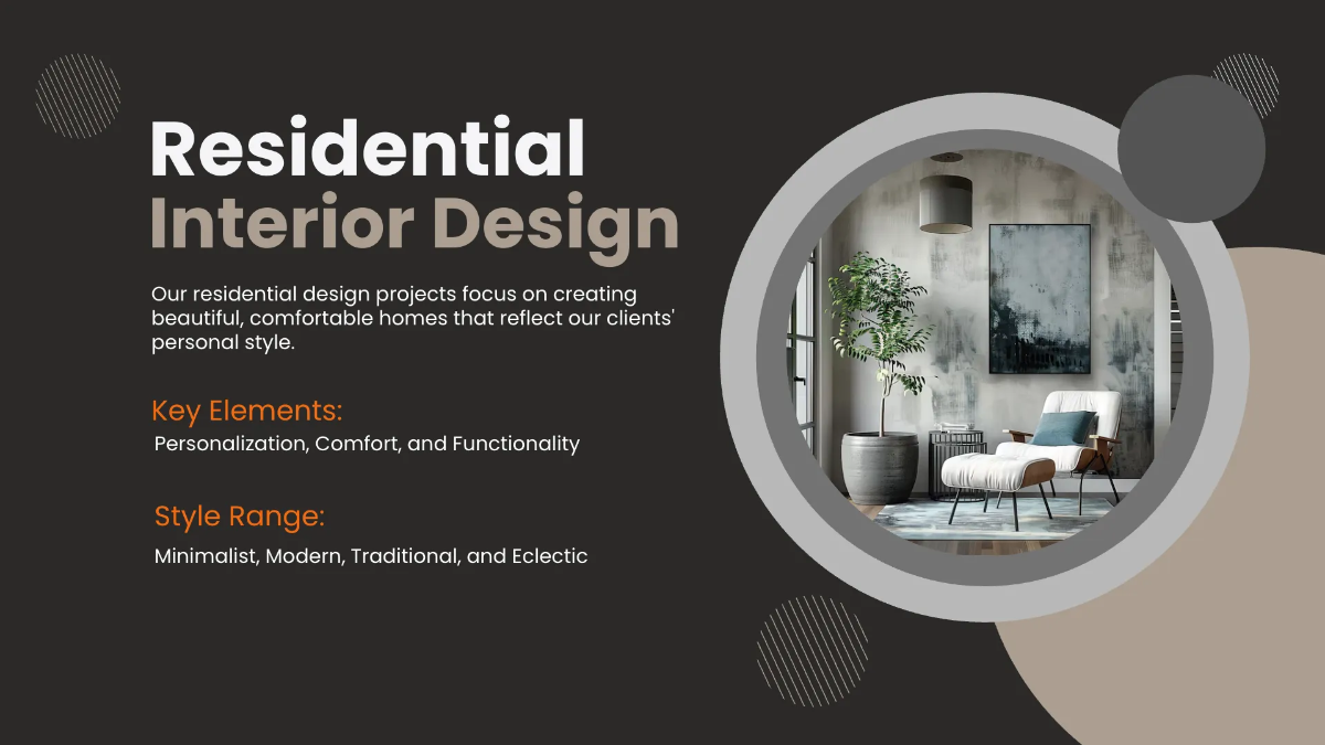 Free Interior Design Visual Presentation Template to Edit Online